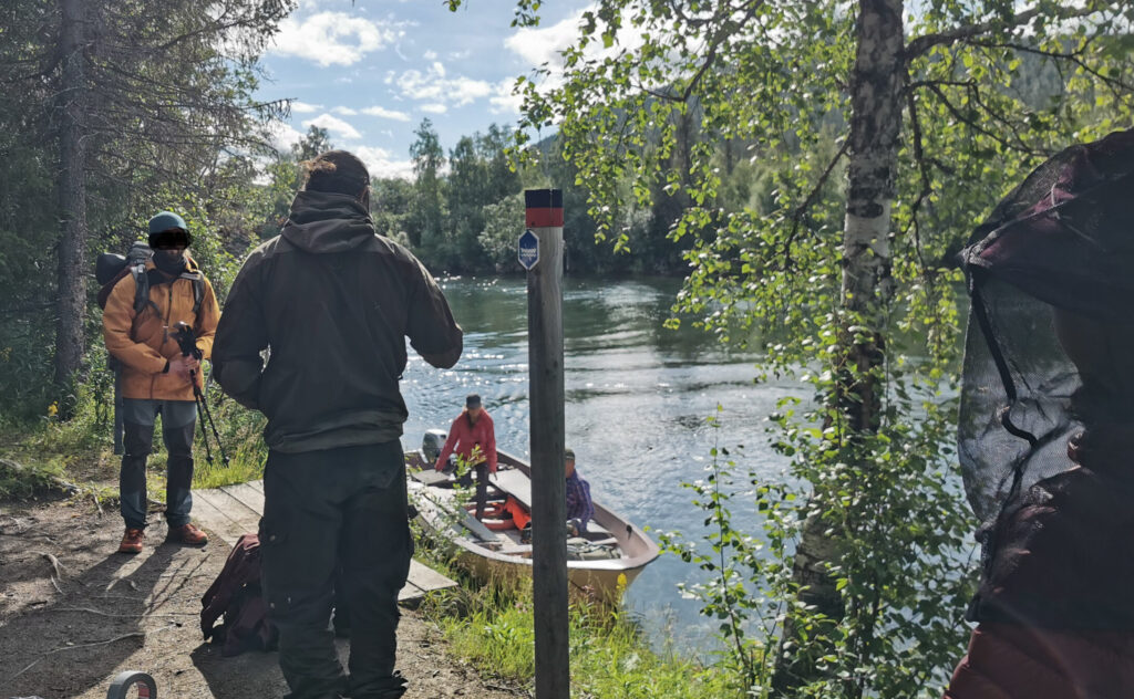 Boot nach Kvikkjokk